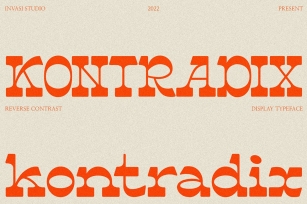 Kontradix Font Download