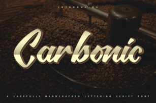 Carbonic | Handcrafted Lettering Script Font Font Download