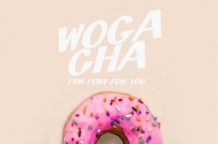 Wogacha - Fun Font For You Font Download