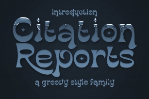 Citation Reports Font Download