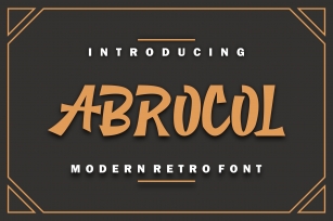 Abrocol Font Download