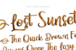 Lost Sunse Font Download