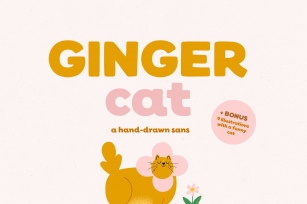 Ginger cat Font Download
