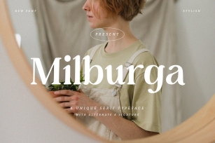 Milburga - Unique Serif Typeface Font Download