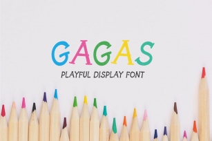 Gagas - Playful Display Font Font Download
