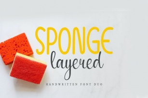 Sponge Layered Font Download