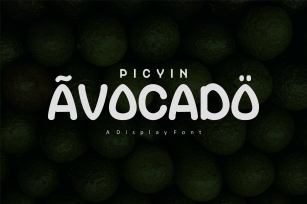 Picyin Avocado Font Download