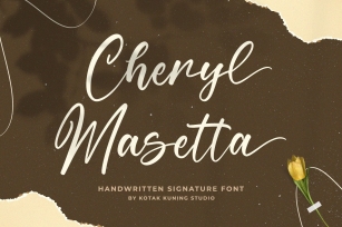 Cheryl Masetta Font Download