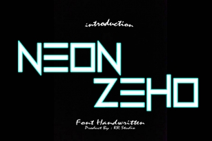 Neon Zeho Font Download