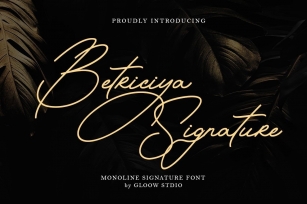 Betriciya Signature Font Download