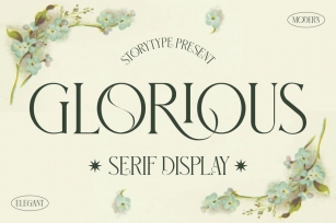 Glorious Serif Display Font Font Download