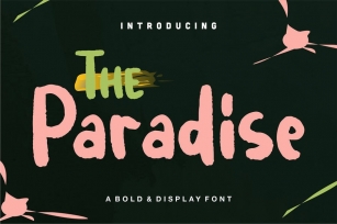 The Paradise | A Bold & Display Font Font Download
