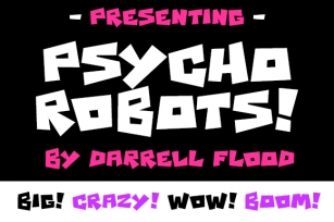 Psycho Robots Font Download
