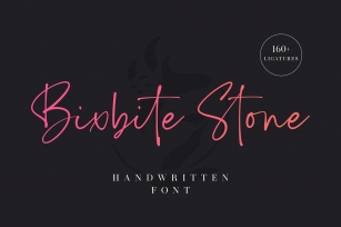 Bixbite Stone Font Download
