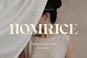Homrice Modern Classy Serif Font Download