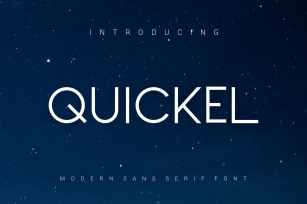 Quickel Font Download