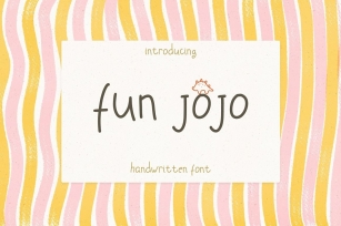 fun JOJO Handwritten Font Download