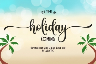 Holiday Coming Font Download