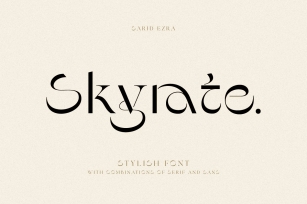 Skyrate Font Download
