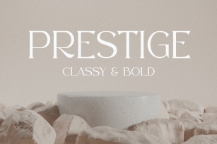 Prestige - Classy Serif Typeface Font Download