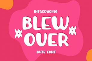 Blewover Font Download