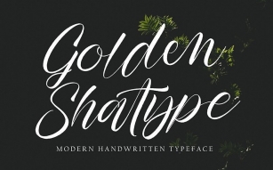 Golden Shatype Font Download