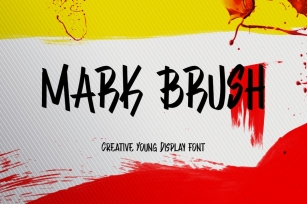 Mark Brush - Creative Young Display Font Font Download