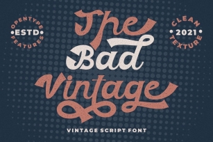 The Bad Vintage Font Download