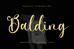 Balding Font Download