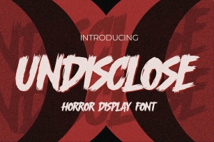 UNDISCLOSE Font Download