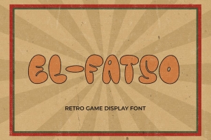 EL FATSO - Retro Game Display Font Font Download