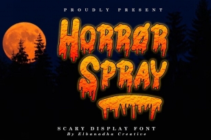 Horror Spray Font Download