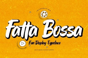 Fatta Bossa - Fun Display Font Download
