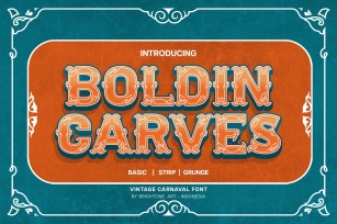 Boldin Carves Font Download