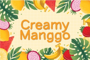 Creamy Manggo Font Download