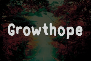 Growthope Font Download