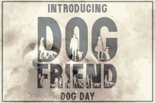 Dog Friend Font Download