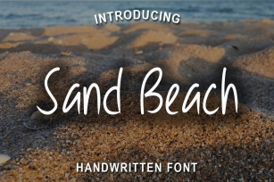 Sand Beach Font Download