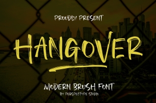 Hangover Font Download