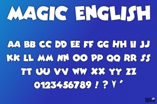 Magic English Font Download