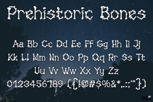 Prehistoric Bones Font Download