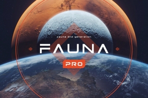 Fauna Pro Futuristic Font Download