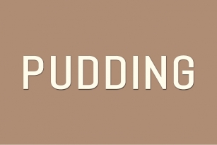 Pudding Font Download