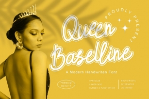 Queen Baselline - Modern Script fonts Font Download