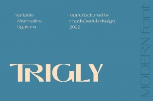 Trigly Font Download