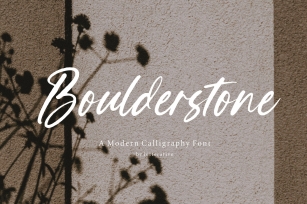 Boulderstone Modern Calligraphy Font Download