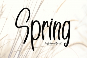 Spring Font Download