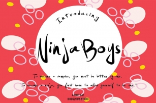 Ninja Boys Font Download