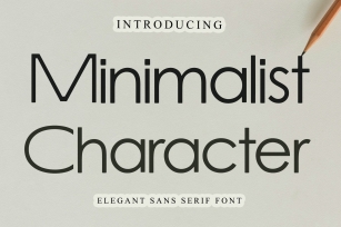 Minimalist Character Font Download