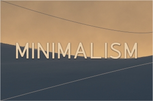 Minimalism Font Download